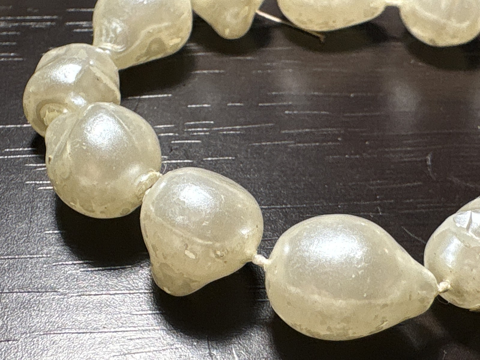 Baroque Faux Pearl Necklace Mid-20th Century (circa 1940s-1970s)