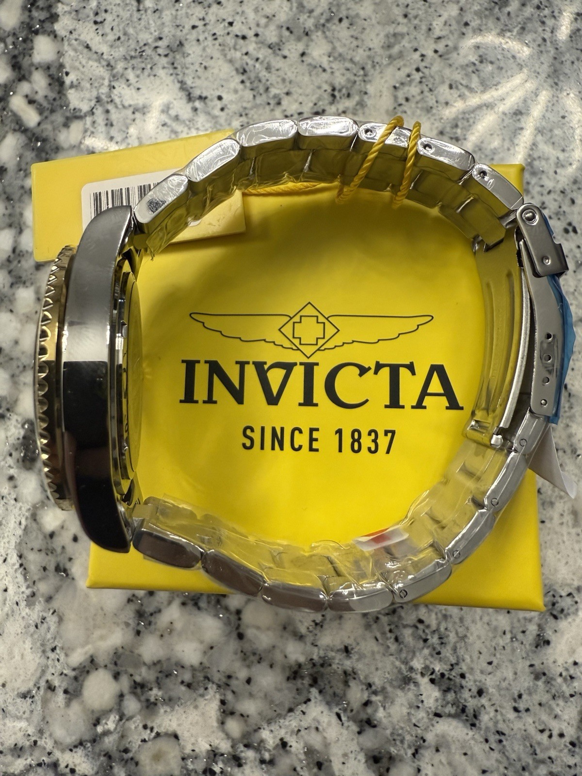 Invicta Specialty Men’s Watch 41mm Two Tone Gold Dial 69725 New!! + Keychain