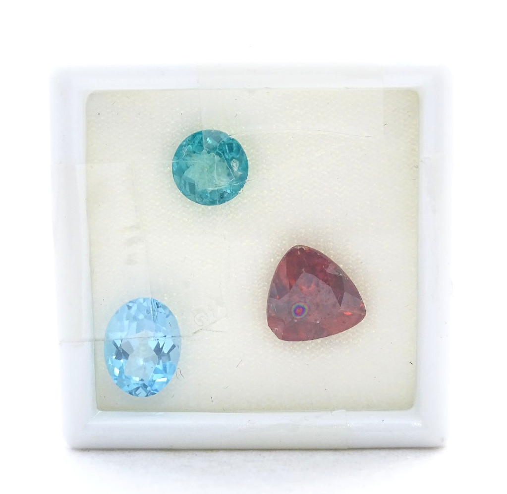 (3) Colored Stones / Assorted / Untested / Sealed / FedEx Free Shipping 332947_x