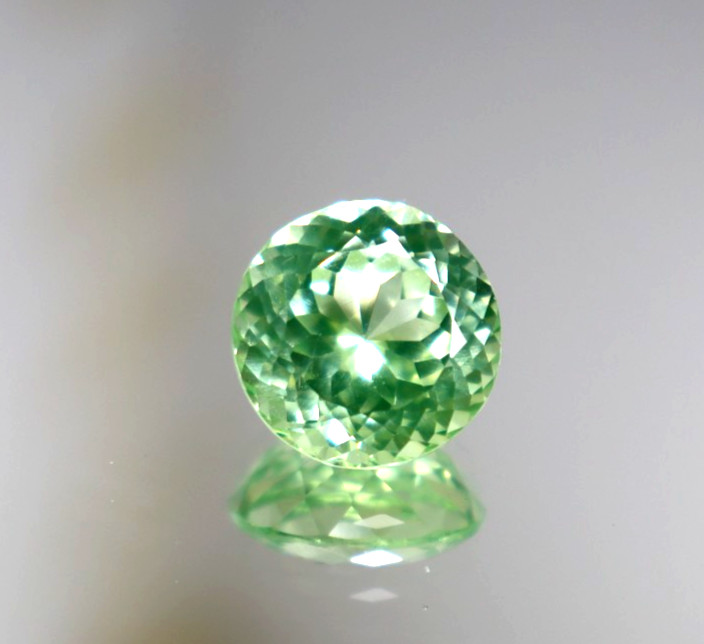 14Ct Rare Natural Green Spinel Round Cut Loose Gemstone 14x14x9mm