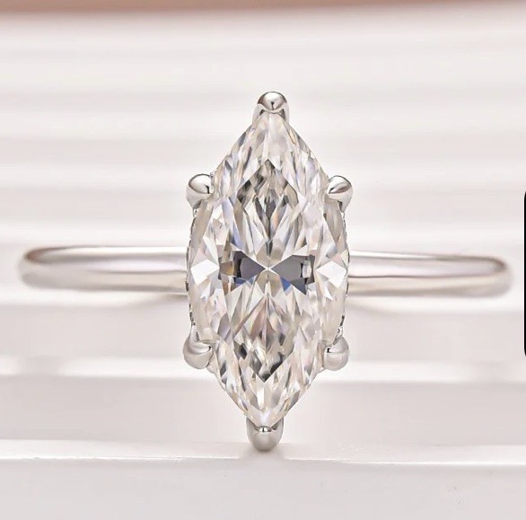 Rodiffy Marquis Cut Size 4.5 Ring