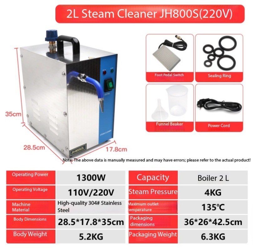 Steam Cleaner; Steam Sprayer; Small Steam Generator for Jewellery Plating