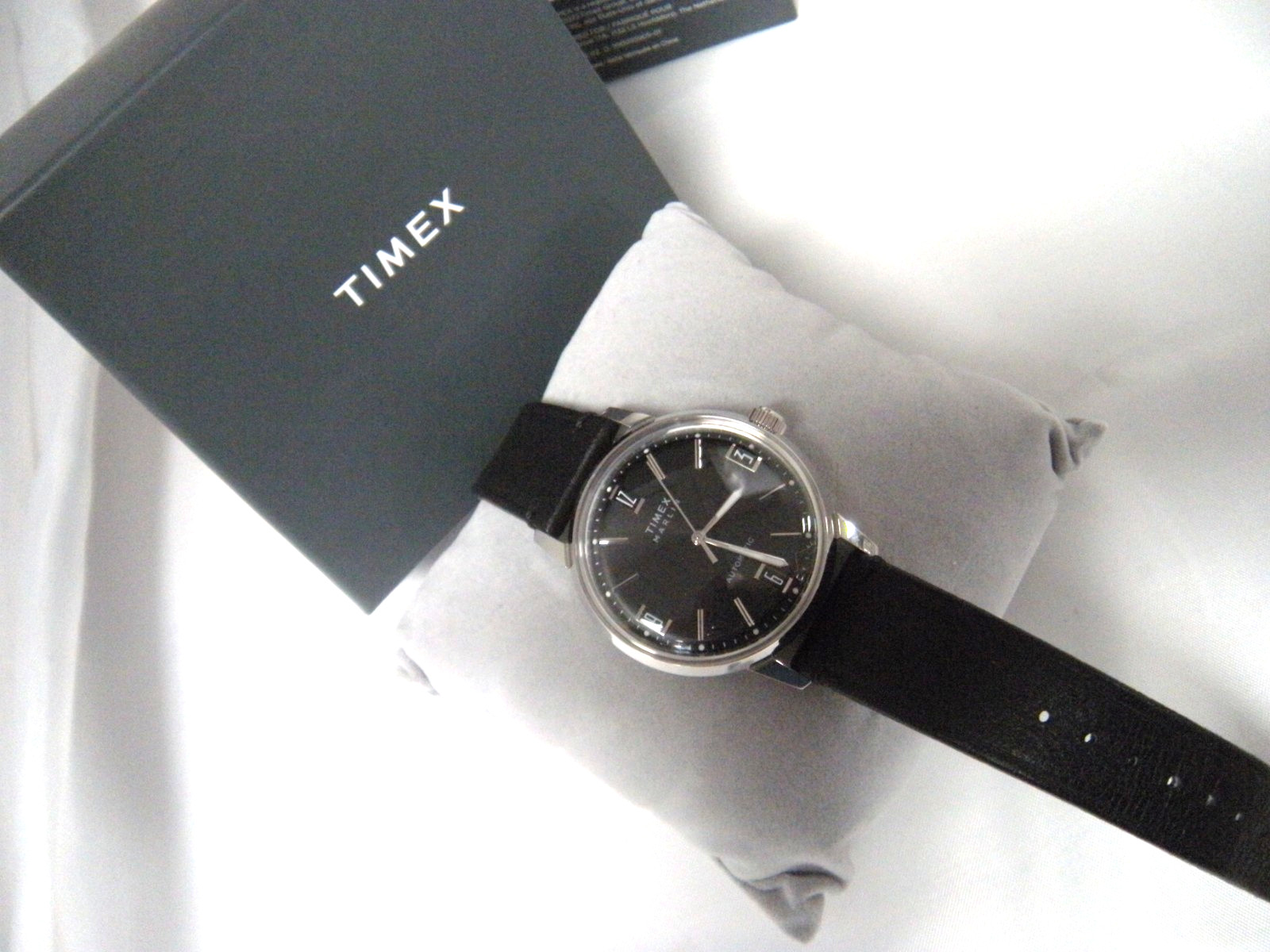 Timex Marlin Automatic 40mm Leather Strap Watch TW2W59700