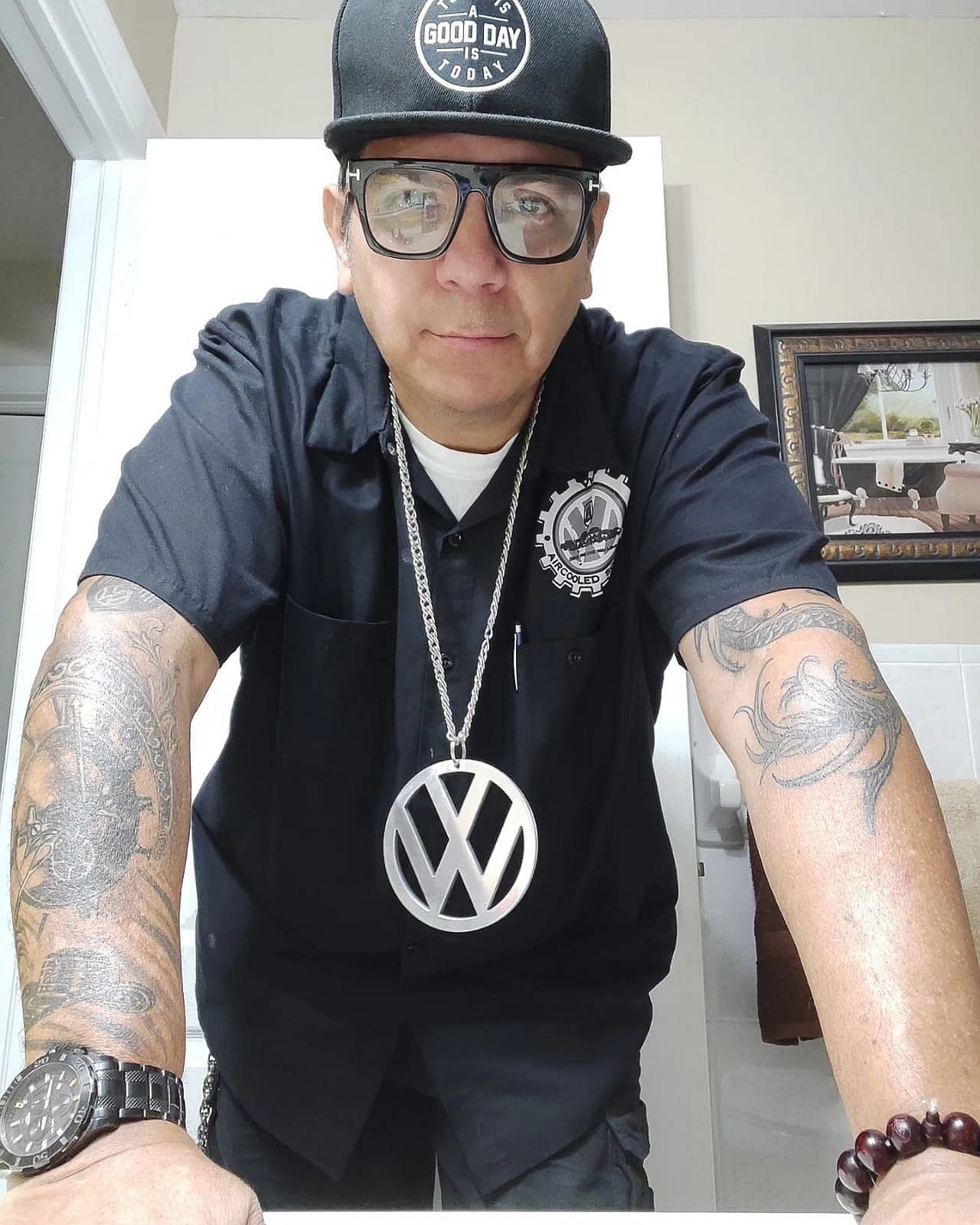 Halloween BEASTIE BOYS VW METAL 30″ NECKLACE SILVER Or GOLD Chain NEW REDDIT