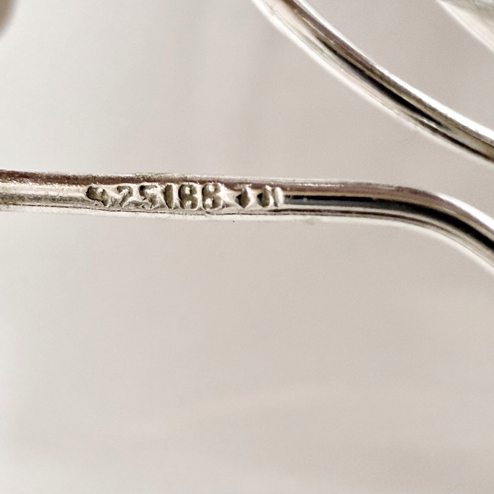 Sterling Silver 925 Multi Hoop Dangle Earrings Modern Kinetic Drop