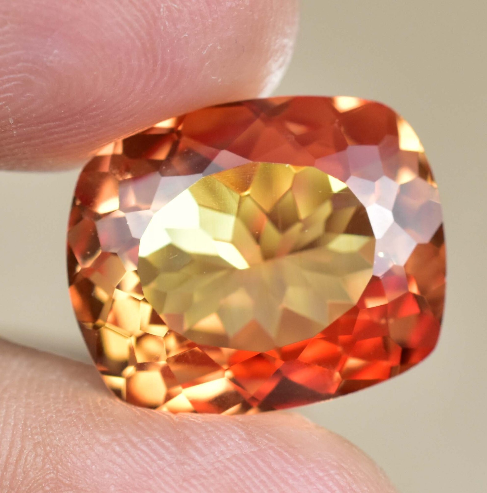21.25 CT Natural Orange Spessartite Garnet AGL Certified Rare Loose Gemstone
