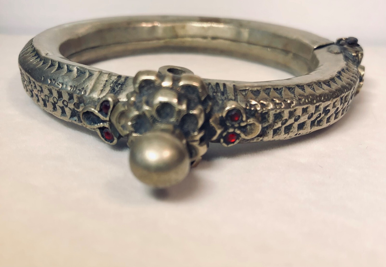 Mid East Silver Marriage Bracelet w/ Appraisal Certificate Vintage Saudi Arabia
