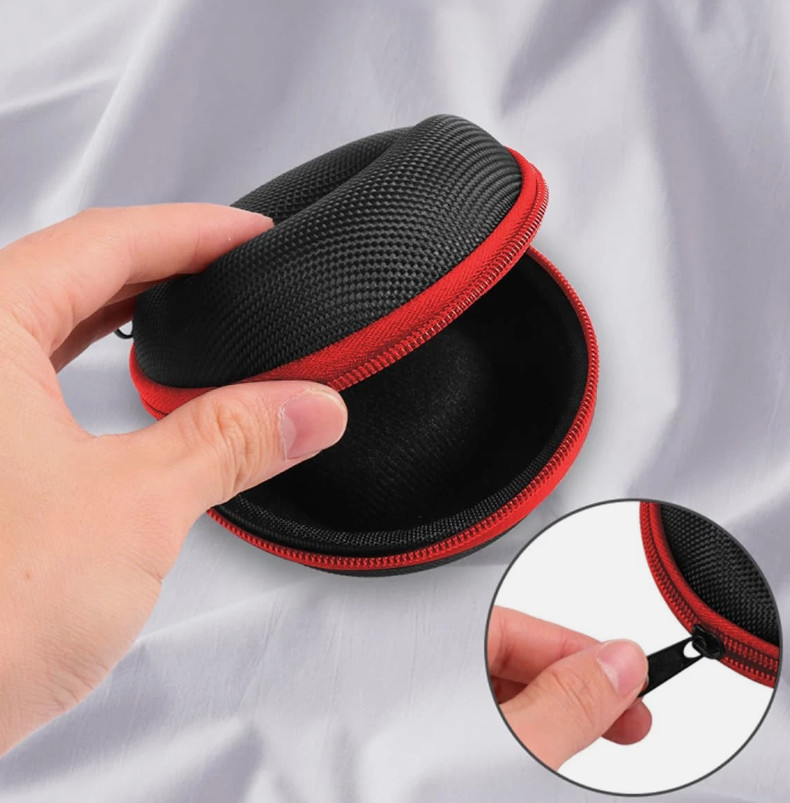 Pack of 2 Zipper Travel Watch Cases Single Watch Storage Boxes for Wristwatches