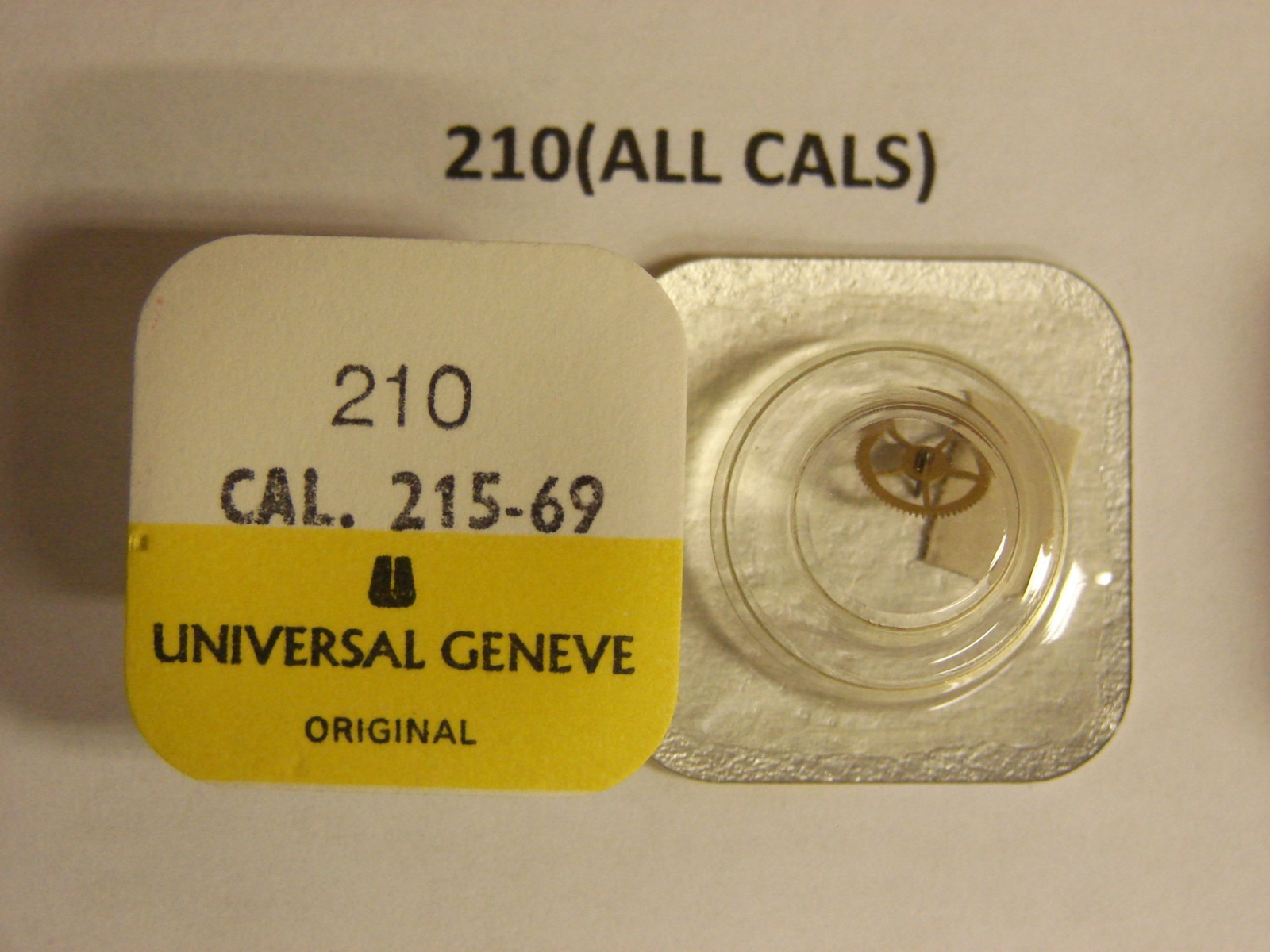 UNIVERSAL GENEVE 215, 218, 68, 69 WRISTWATCH PARTS MANY TO CHOOSE FROM NOS!!!!!!