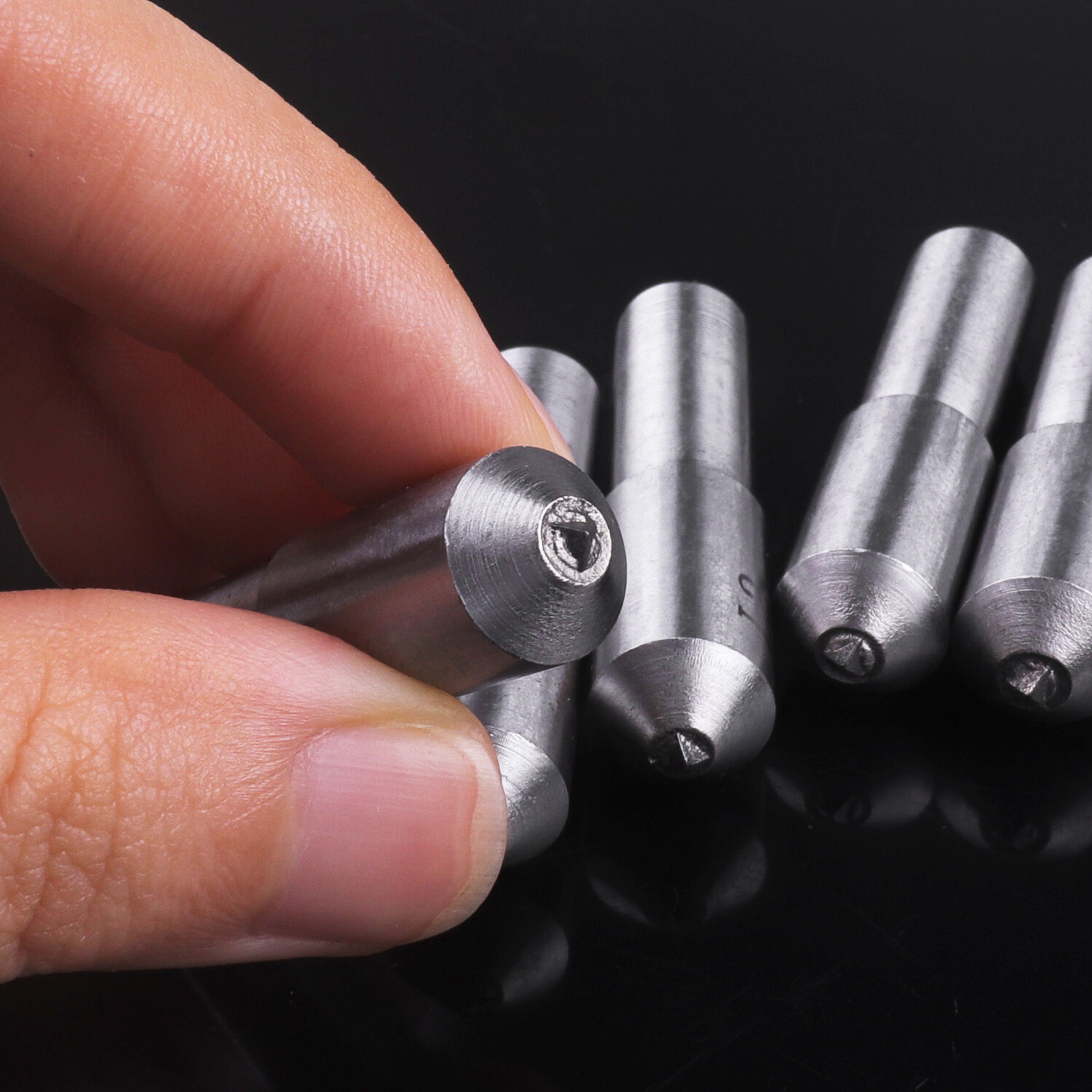 6pc Diamond Dresser Set – Single Point Grinding Wheel Dresser Tool with Tapered