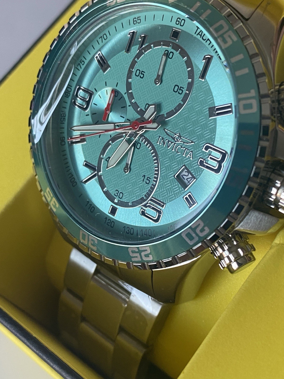 Brand New Invicta Specialty Mach Gala Men’s Watch 48mm Steel (69820) TachyMeter