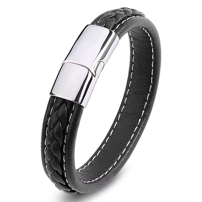 European and American Hot Selling Simple Style Woven Multicolor Wide Leather