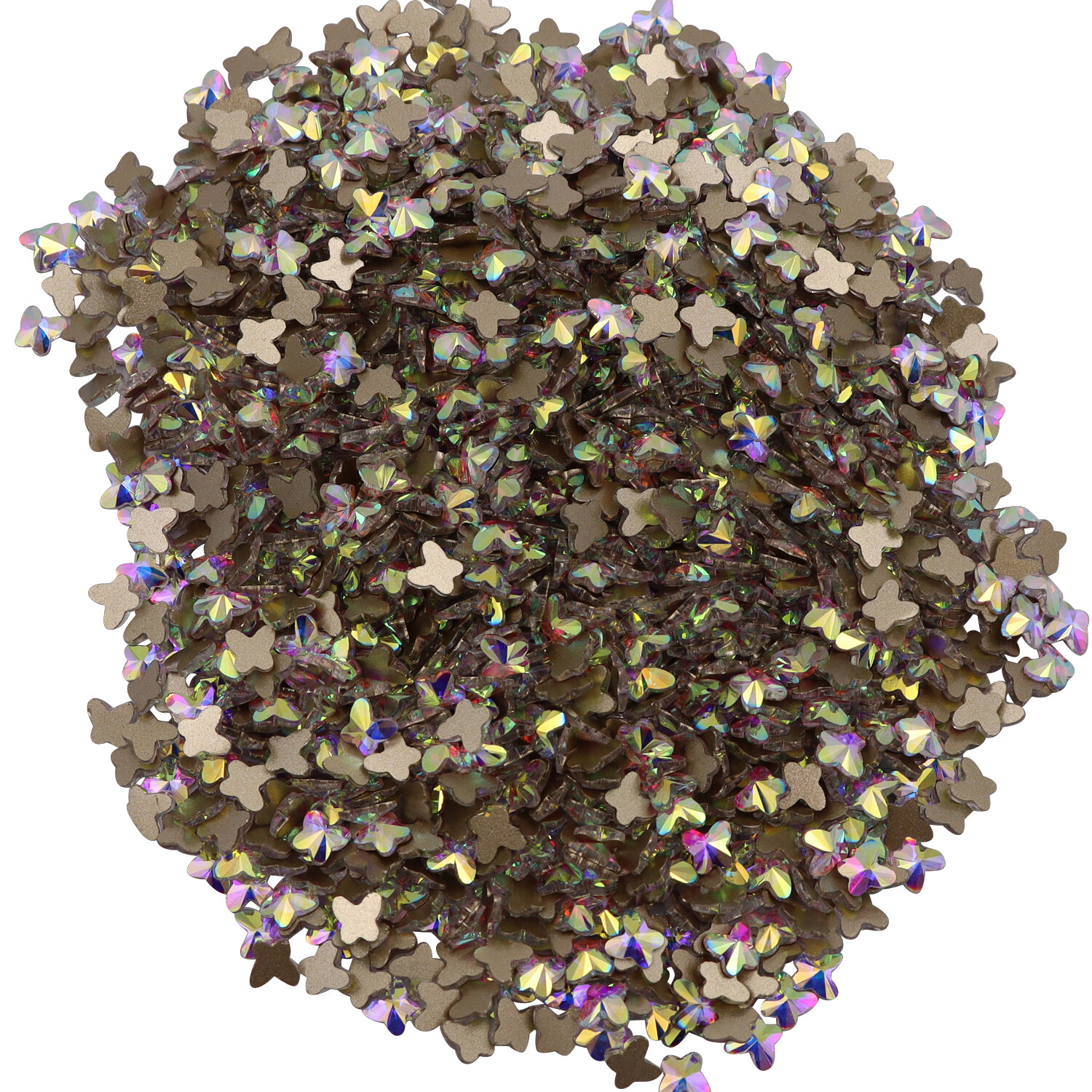 Crystal Flat Back Nail Art Glitter Rhinestone Glass Strass Manicure Tips Charms