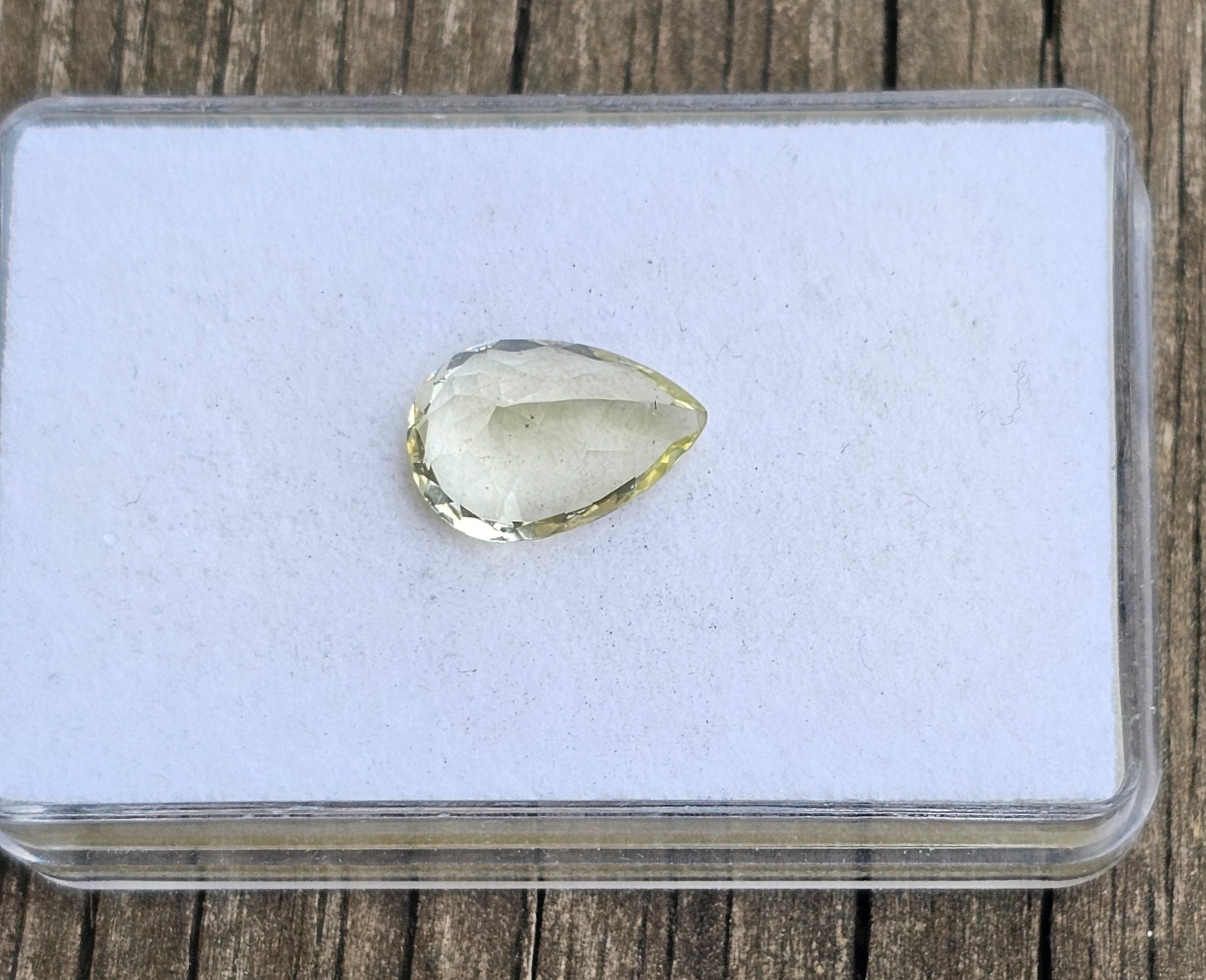Yellow Beryl 14×9.7mm Pear Shape Loose Gemstone!