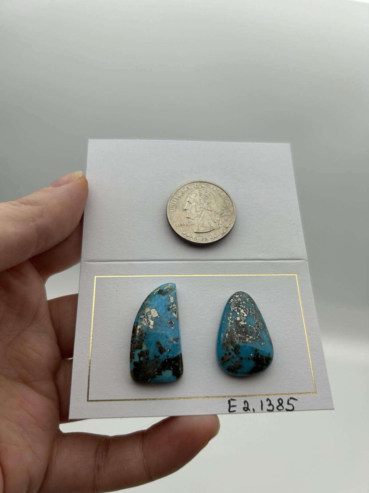 Natural Turquoise Cabochon 10g. 49ct. #E2.1385