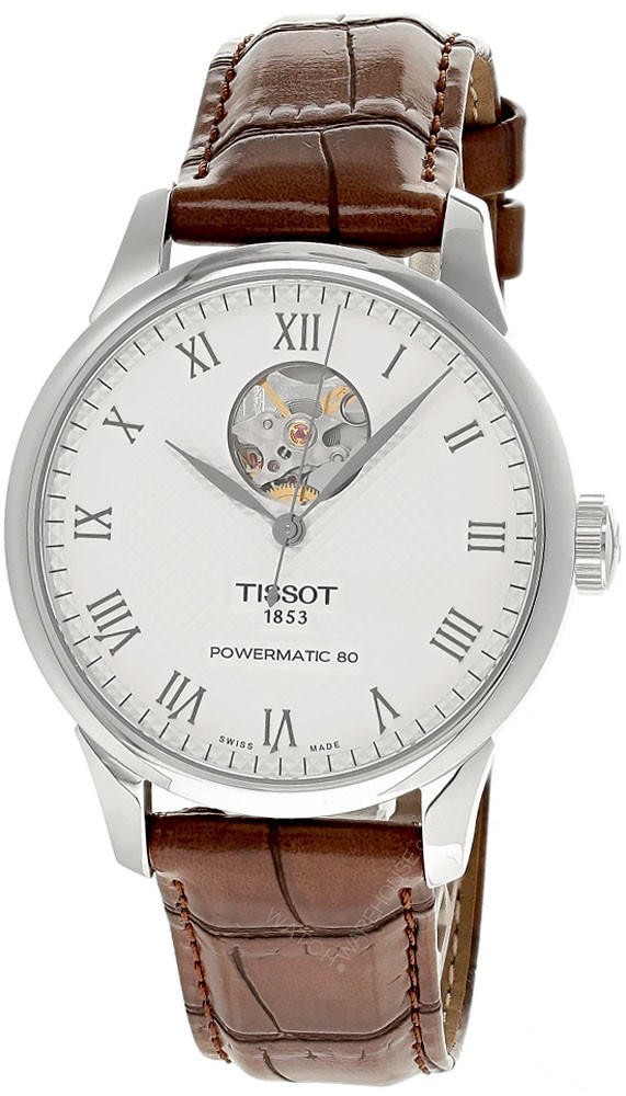 Tissot Le Locle Powermatic 80 Open Heart Leather Men’s Watch T006.407.16.033.01