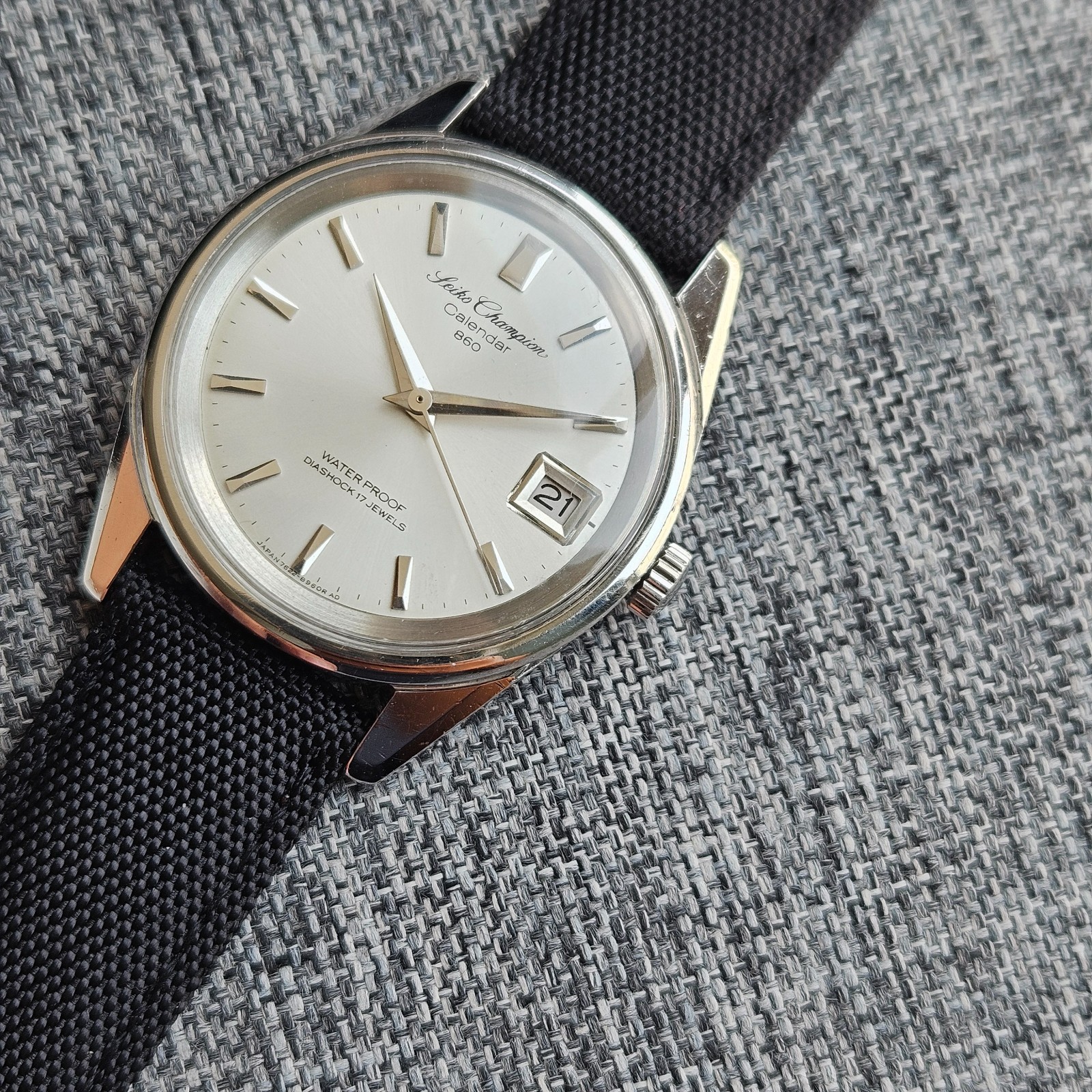 Seiko Champion Calendar 860 7622-8961 Vintage Hand-Winding – 17 Jewels – 1960