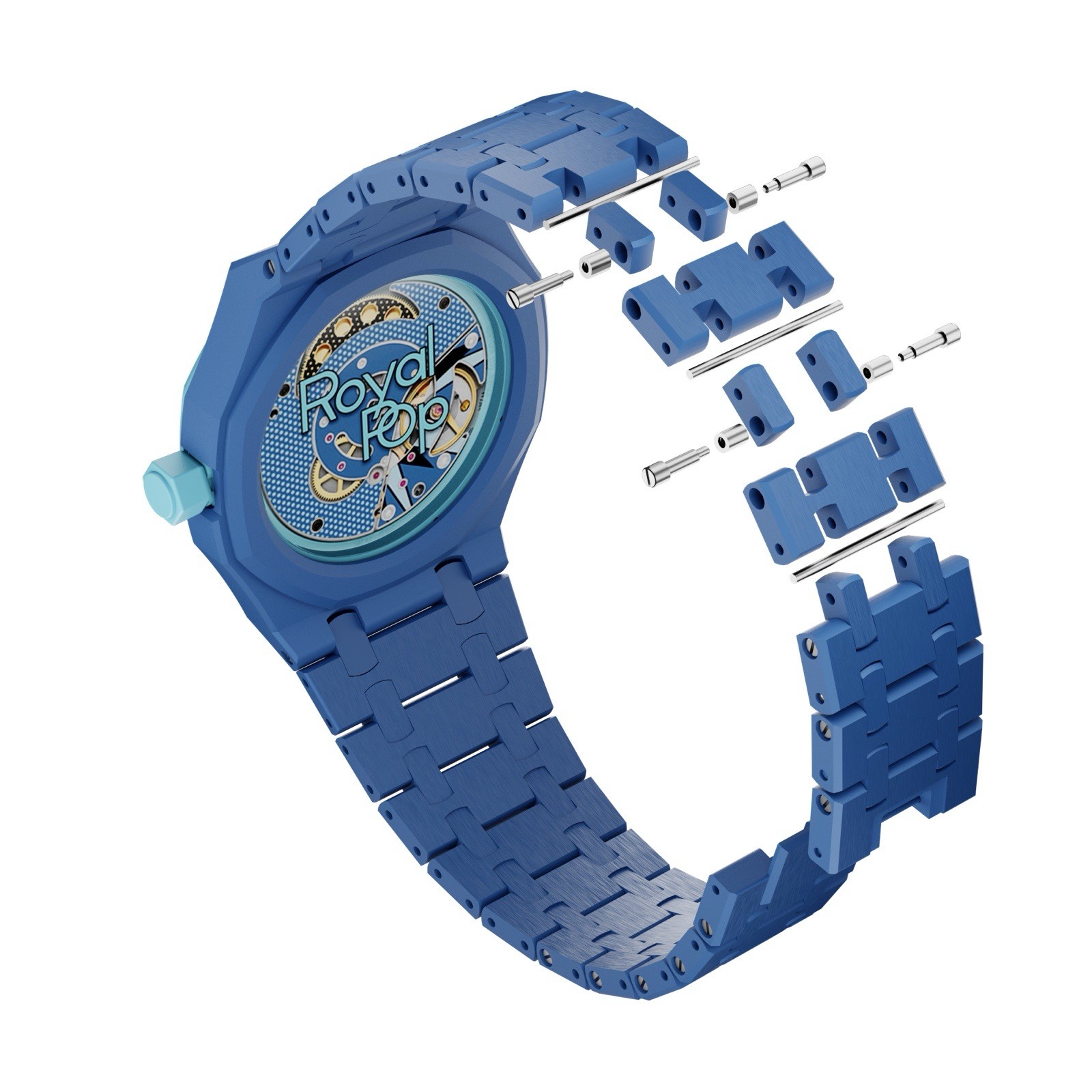 New Bracelet for AP Royal Pop X Swatch Blue Bioceramic 24h Shop