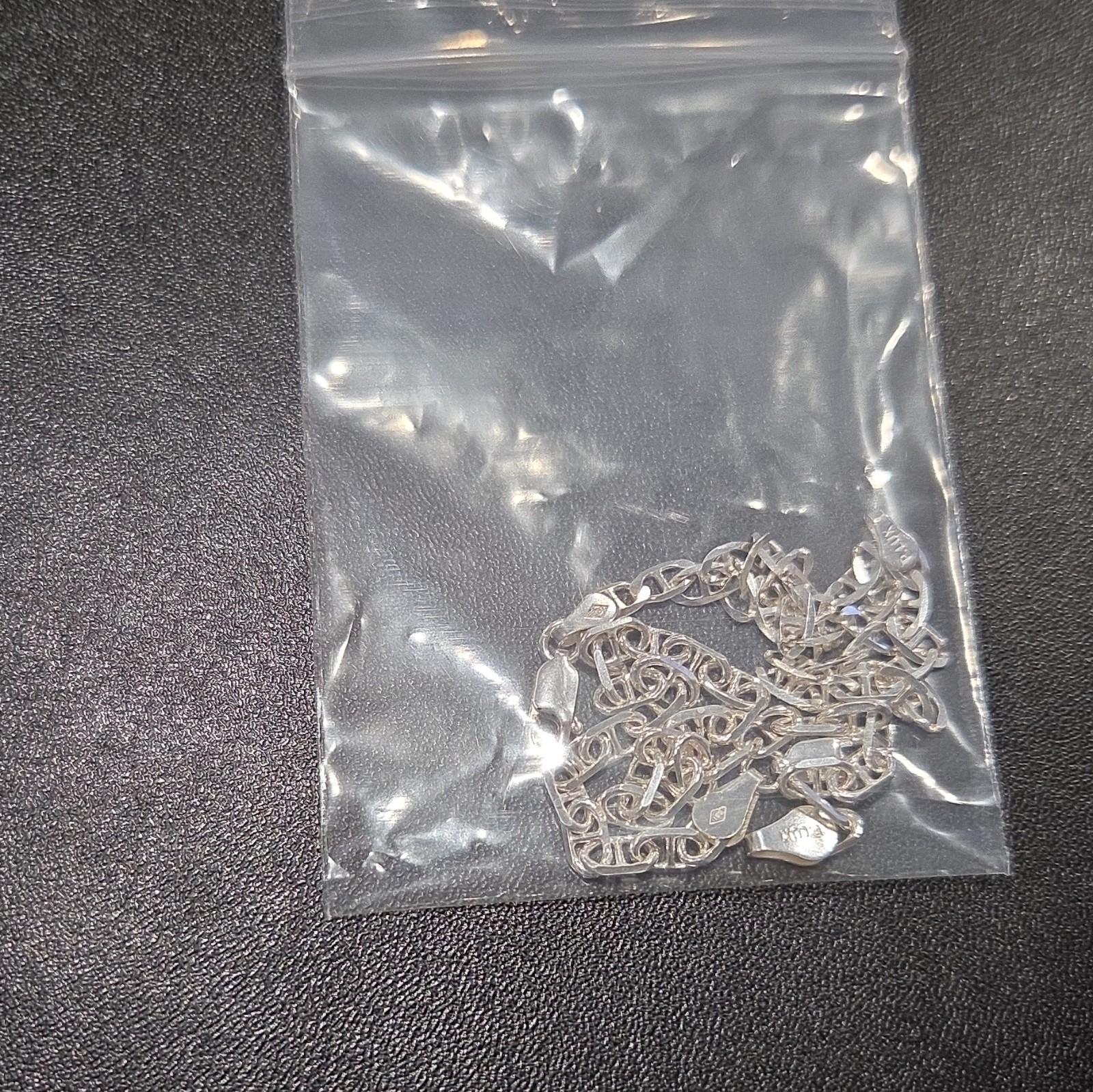 925 Sterling Silver Figaro Chain Necklace, Lobster Clasp