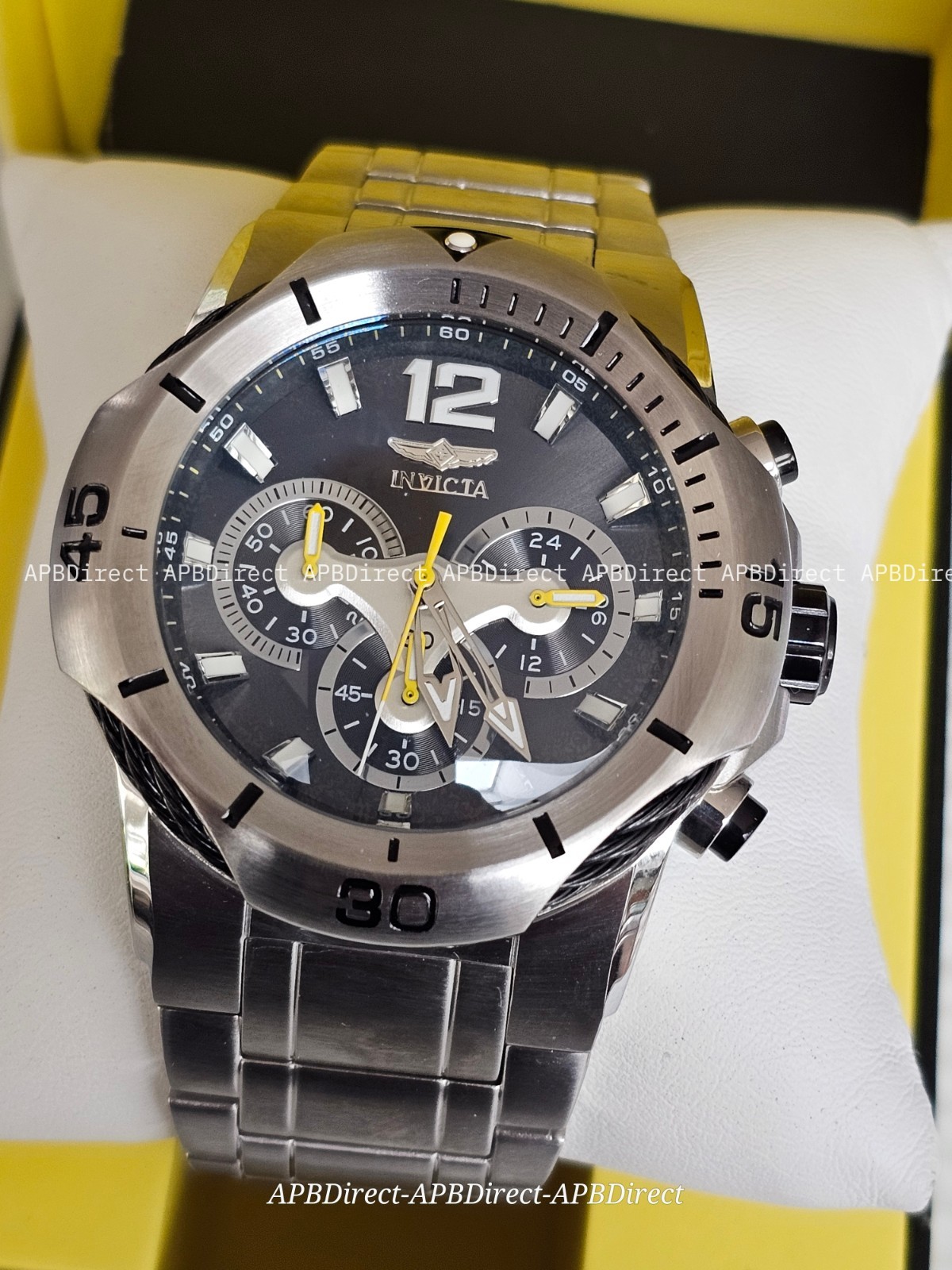 Invicta – BOLT – Chronograph – Lume Hands & Indices – Quartz – mens watch