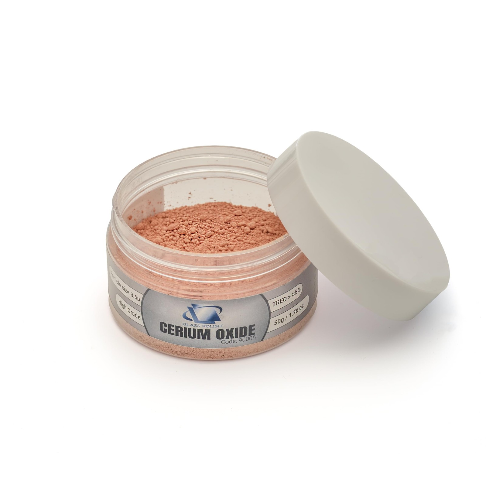 90006 Cerium Oxide High Grade Glass Polishing Powder – TREO 85% – 3.5