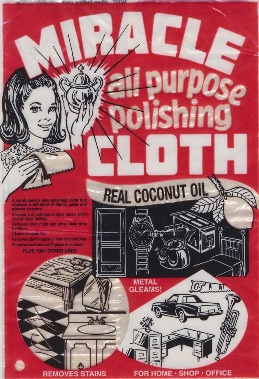 3 Miracle Polishing Cloths, The Homemakers Best Friend Now Made With Coconut Oil