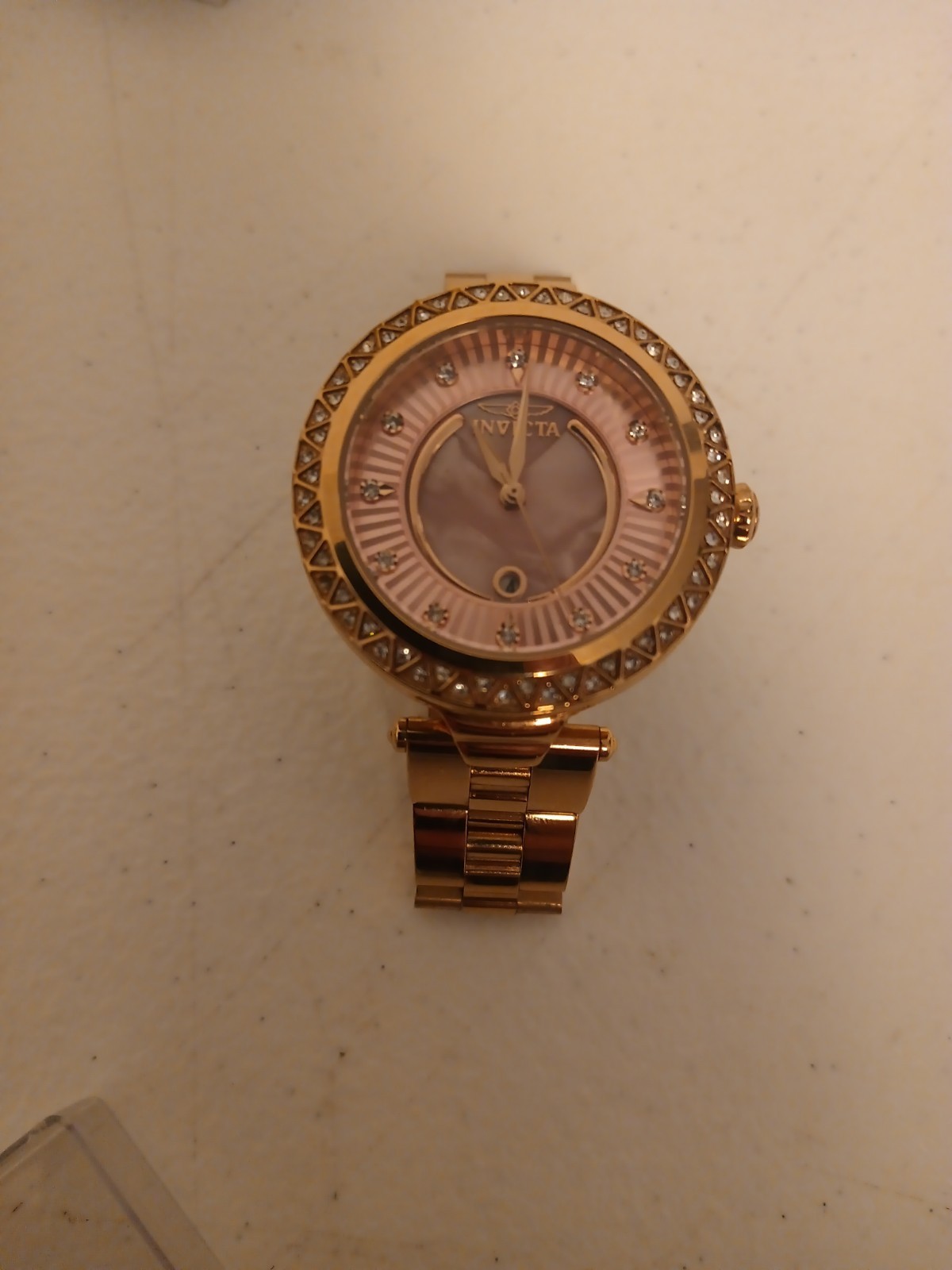 Invicta Women’s Watch Angel Collection Rose Colored Water Resistant #38099 Flame