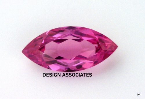 LAB CREATED PINK SAPPHIRE 8X4 MM MARQUISE CUT AAA 2 PC SET
