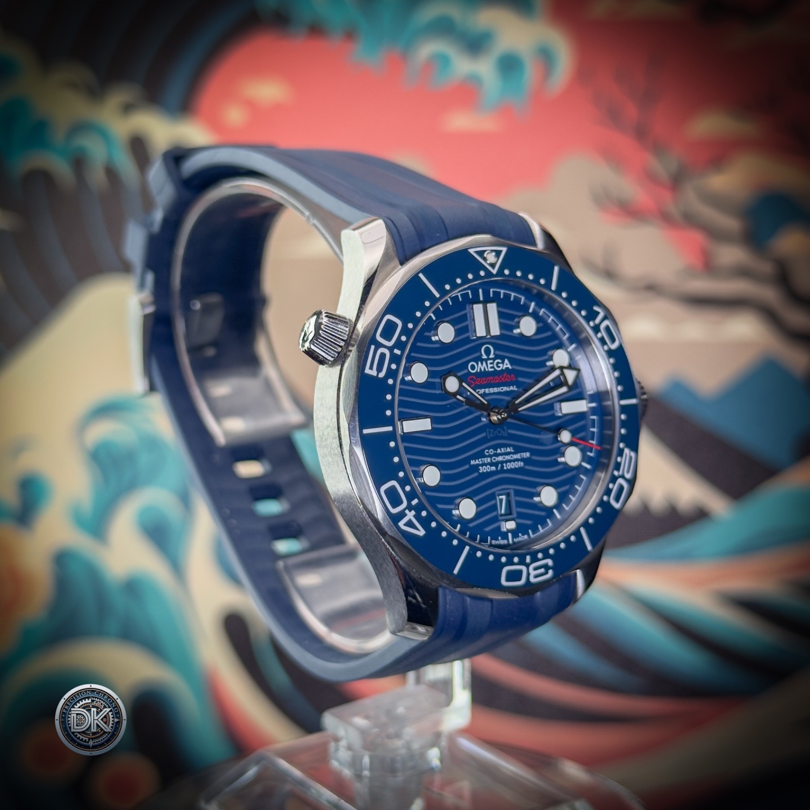 Omega Seamaster Diver 300M Blue Wave 210.32.42.20.03.001 FULL SET