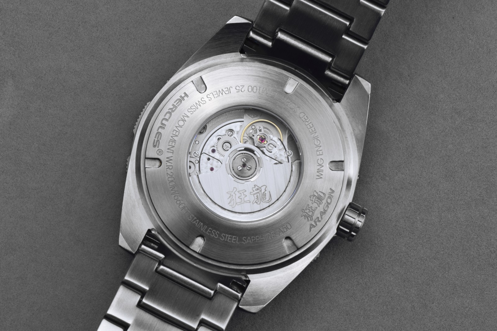 ARAGON A504BLU Hercules Swiss Soprod 43mm