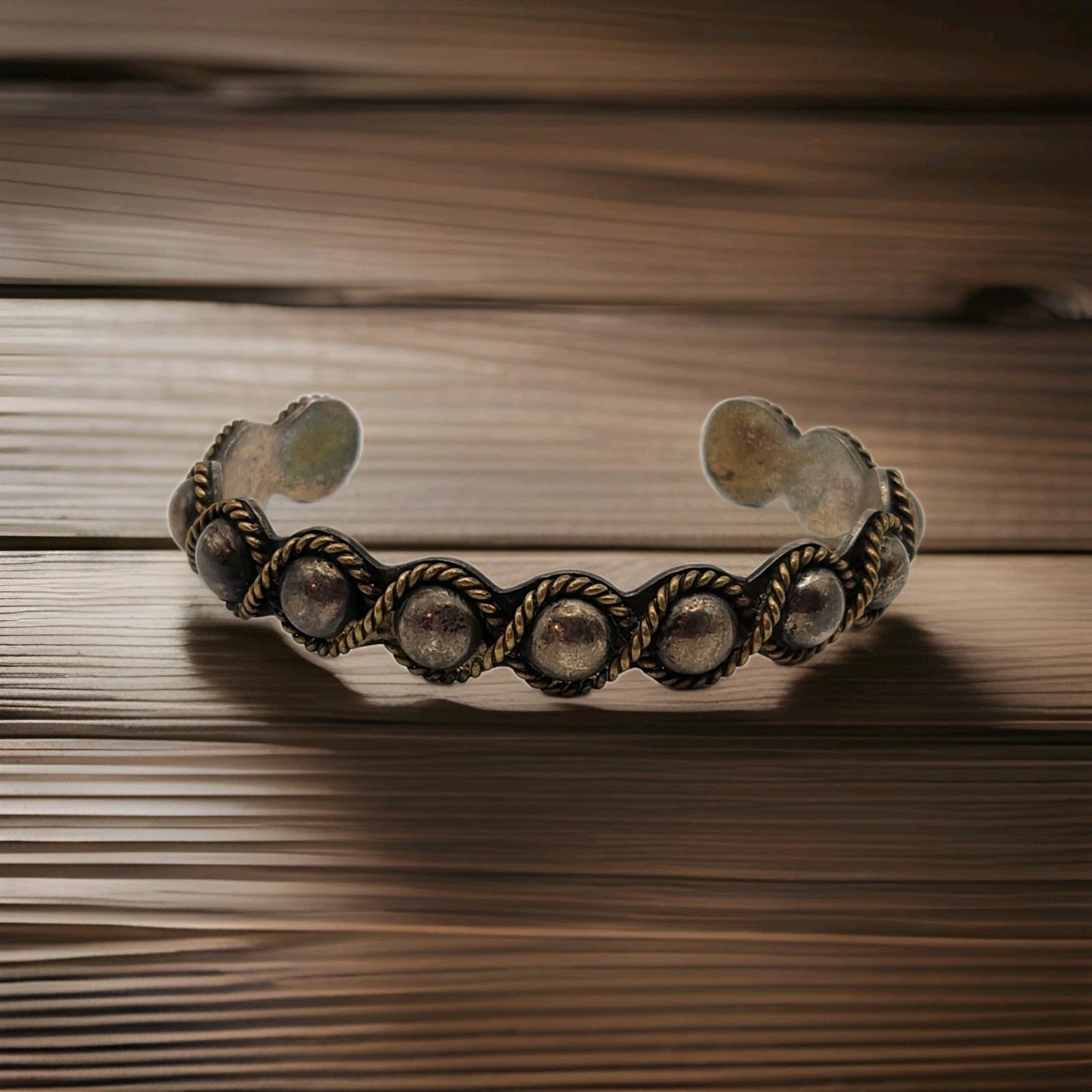 Mexico 925 Woven Rope Bracelet Cuff
