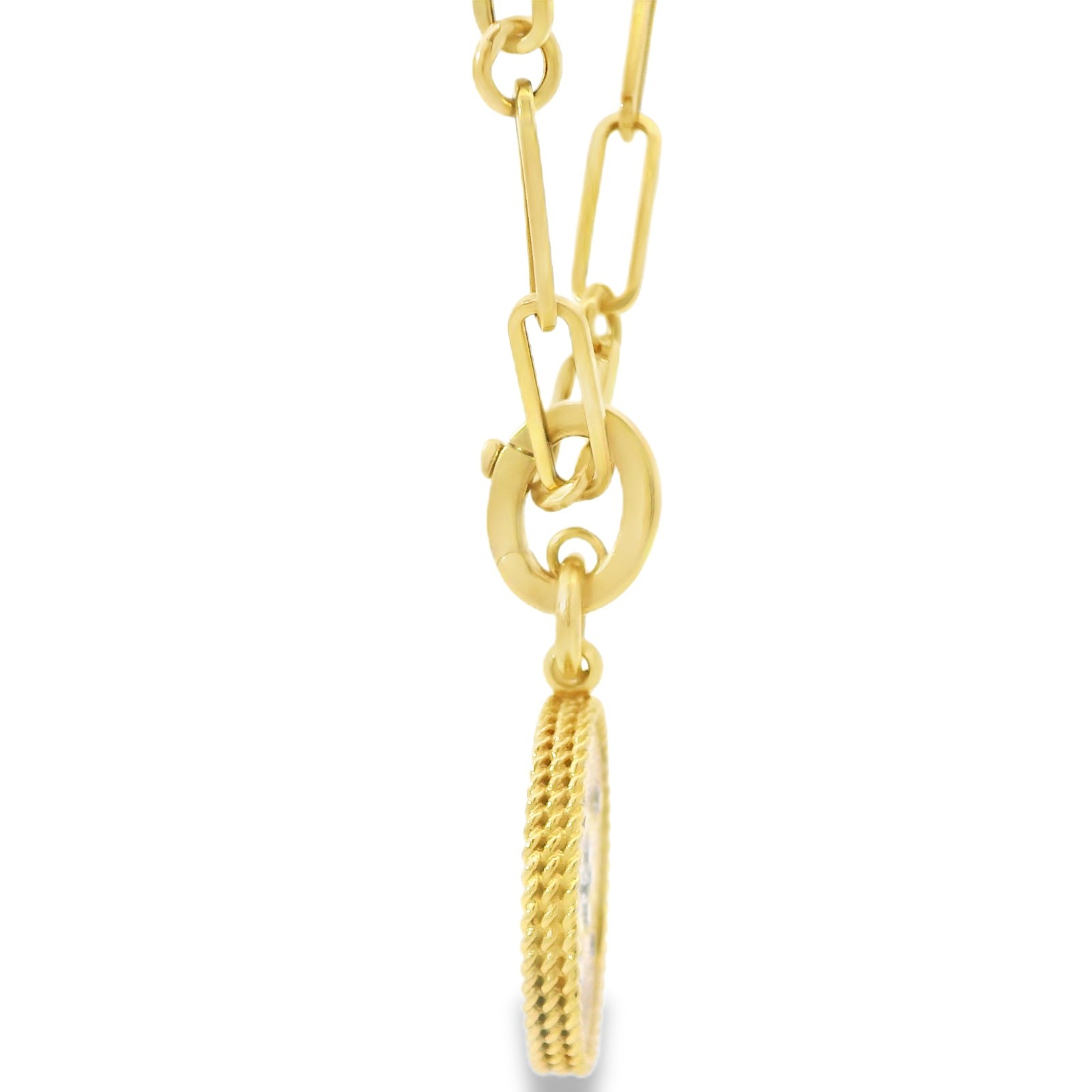 Roberto Coin Venetian Princess 18K Yellow Gold Diamond Necklace