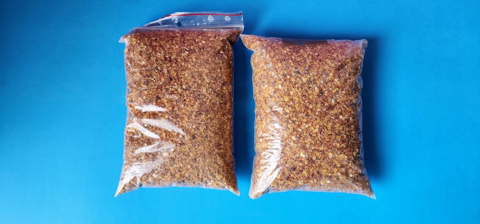 Natural Baltic Amber Chips 2–4mm Lot | Lithuania Import | 2 Bags 2.25 lb