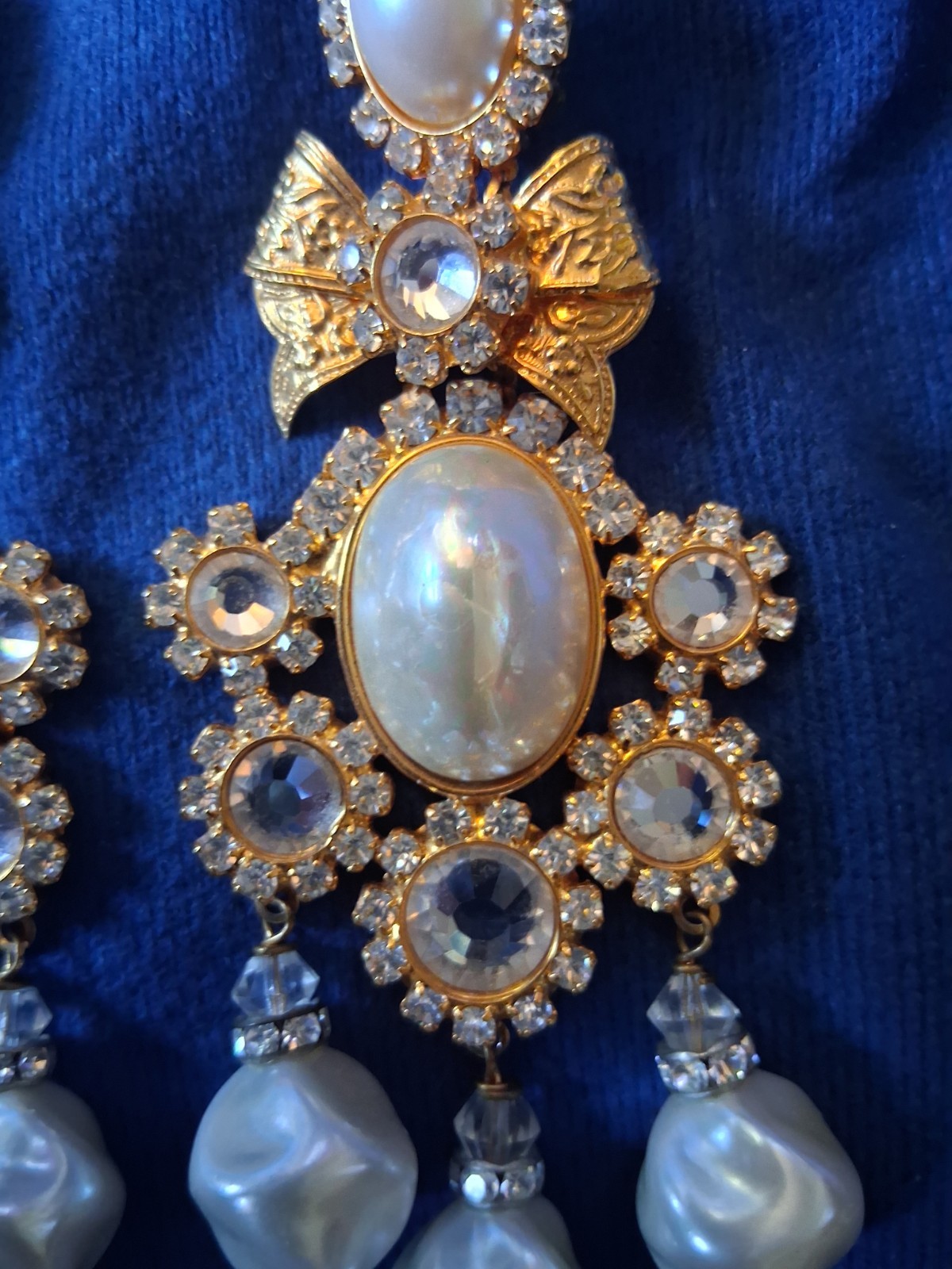 Magnificent Pr. VRBA ” Pearl / Diamond” Earrings