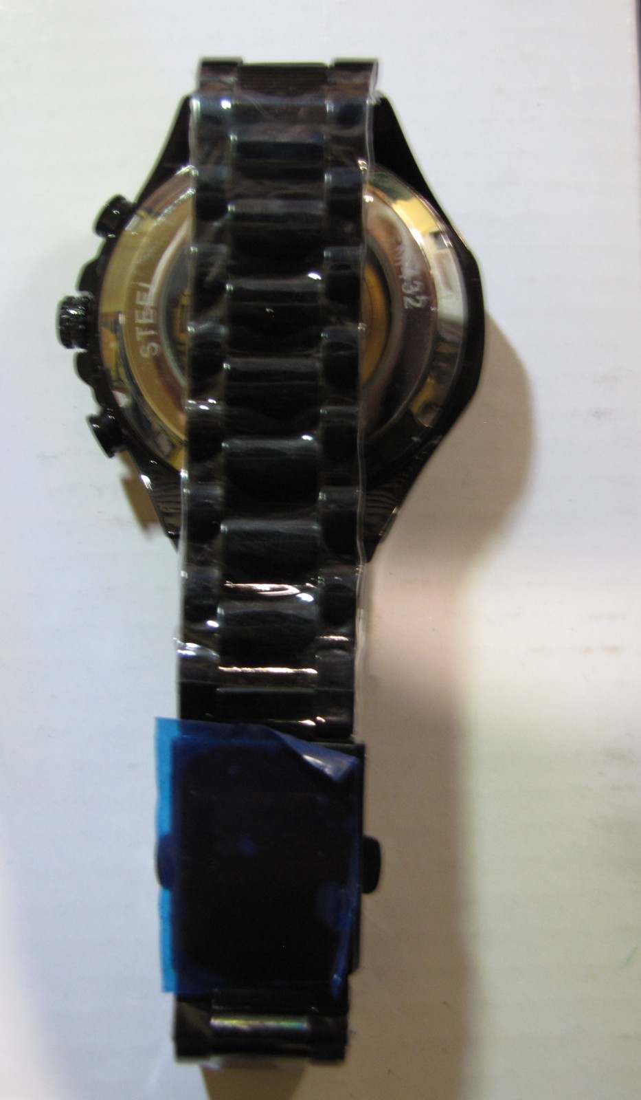 Automatic Men’s Skull Watch Stainless Steel Skeleton Dial Mechanical Wristwatch