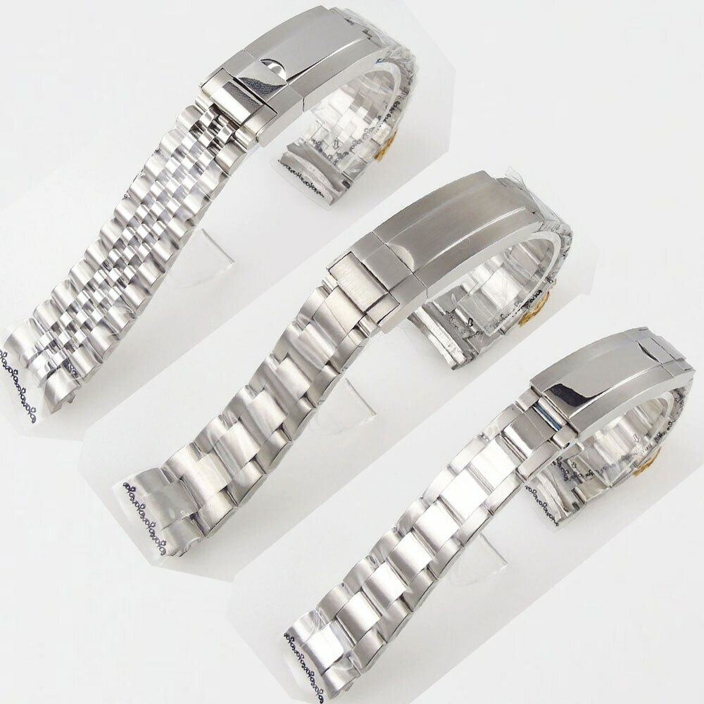 316L Stainless Steel Bracelet 20mm Oyster/Jubilee Style Watch Strap Watchband