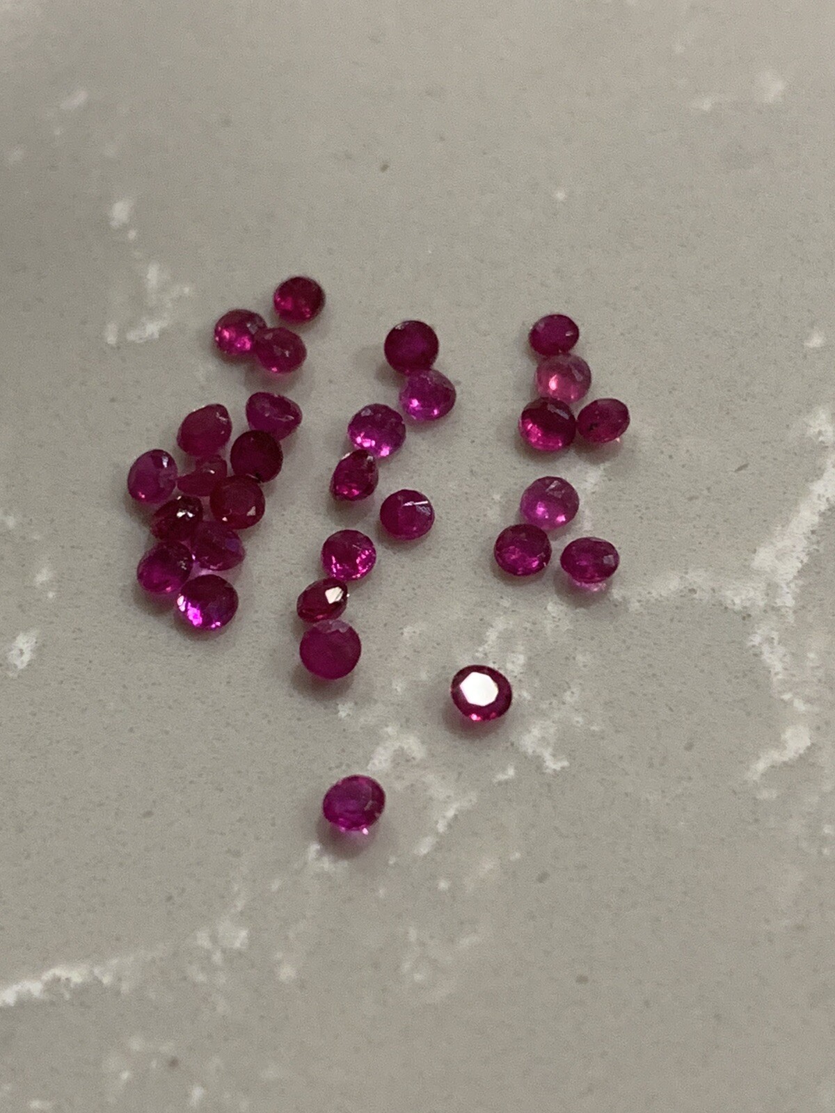 100% Natural Round Burmese Ruby 2mm (0.03 ct)