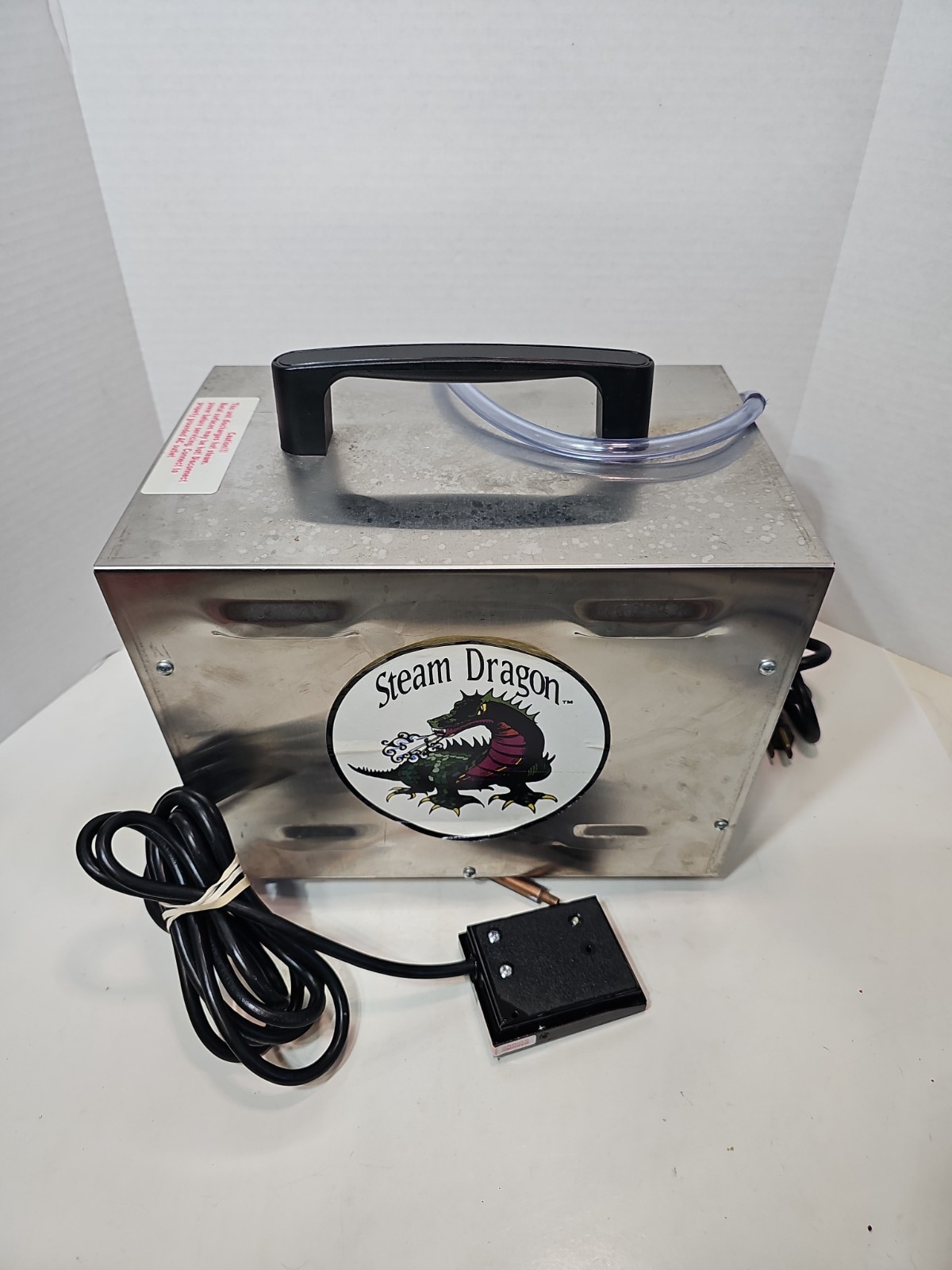 Silver Steam Dragon Portable Jewelry Cleaner Steamer Foot Pedal 90-125PSI 24.970
