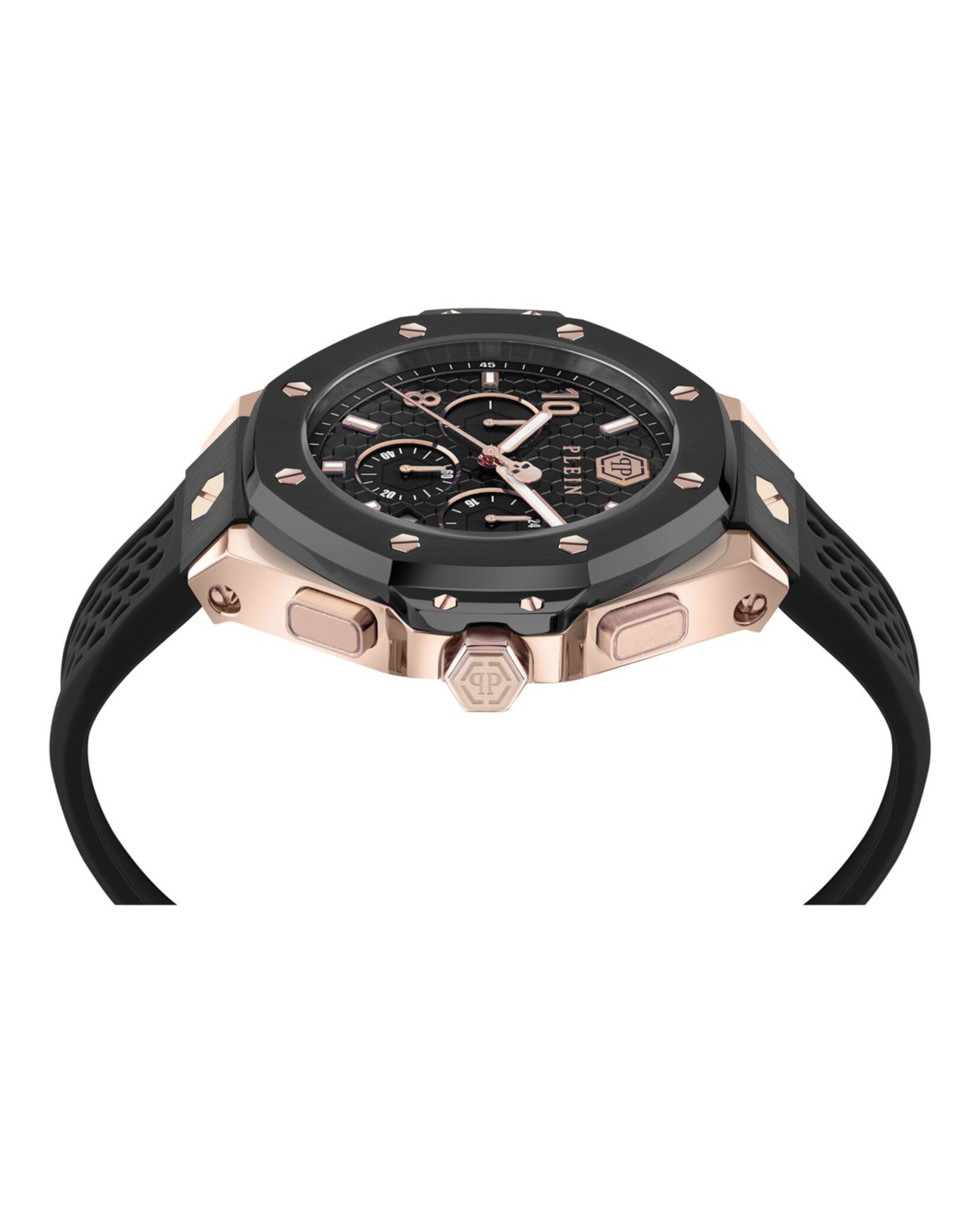 Philipp Plein Mens Two Tone 46mm Strap Fashion Watch