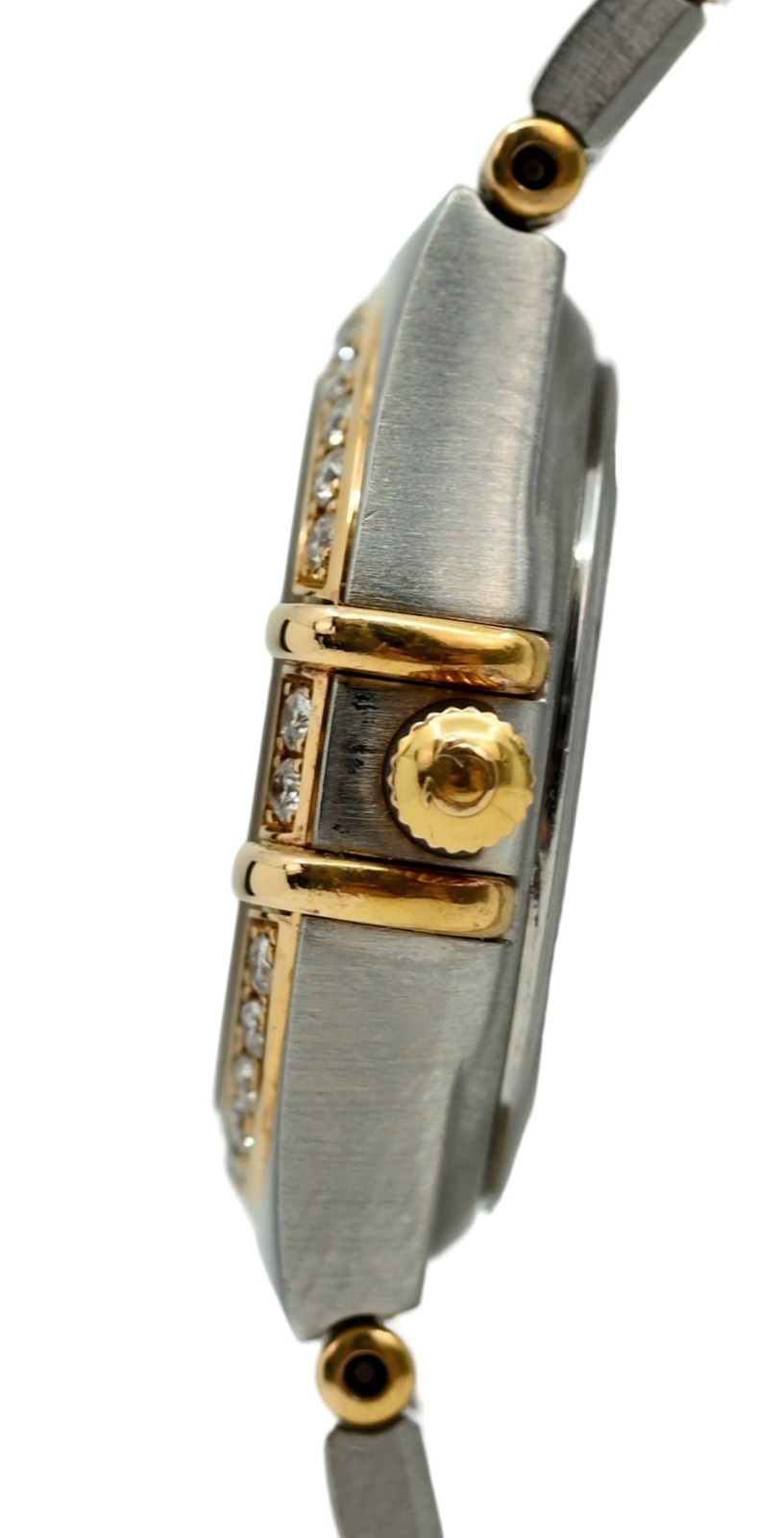Omega 22.5mm Ladies Constellation Linen Diamond Bezel/ Dial Watch! Ref: 1267.15!