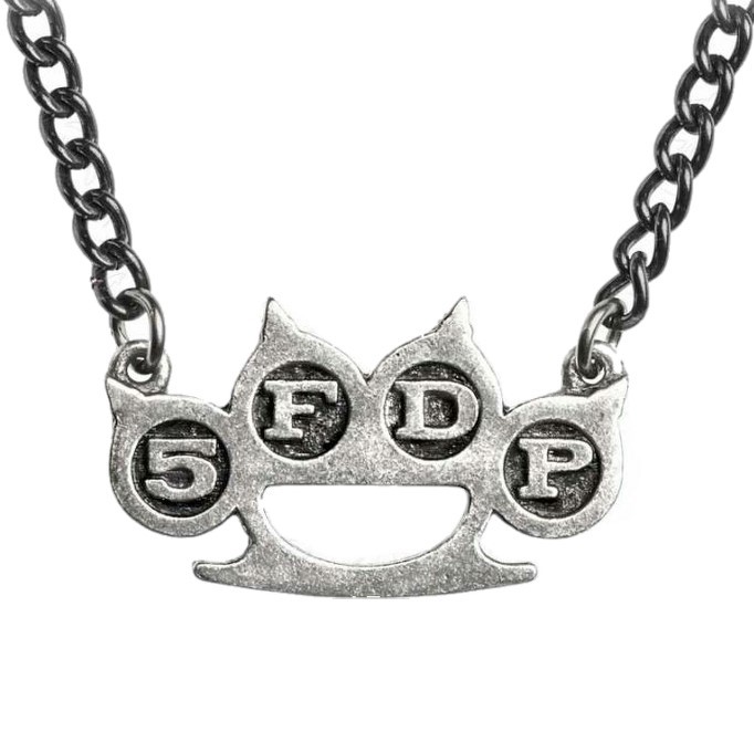 5FDP KNUCKLE DUSTER ALCHEMY PENDANT Five Finger Death Punch OFFICIAL PEWTER MERC