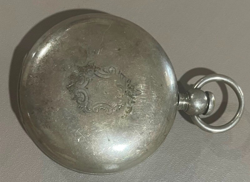 18 Size “Warranted No.1” 3oz Coin Silver Hunter Pocketwatch Case, Key-wind & Set