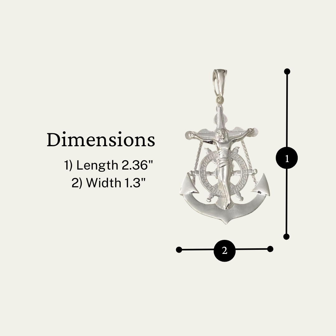 925 Solid Sterling Silver Cross Stud Earrings, 11.5mm x 9mm – ESE54