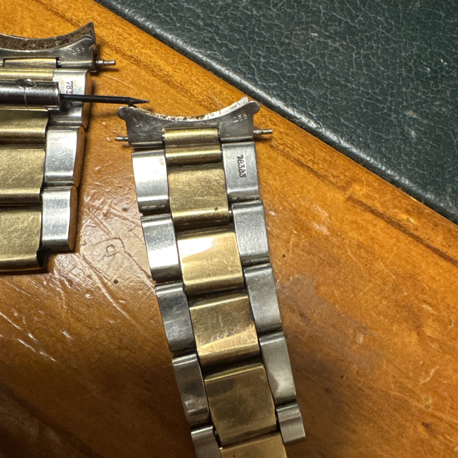Rolex Oyster 78383 Bracelet with 458 ends / flip lock 18k/ss Daytona 16523