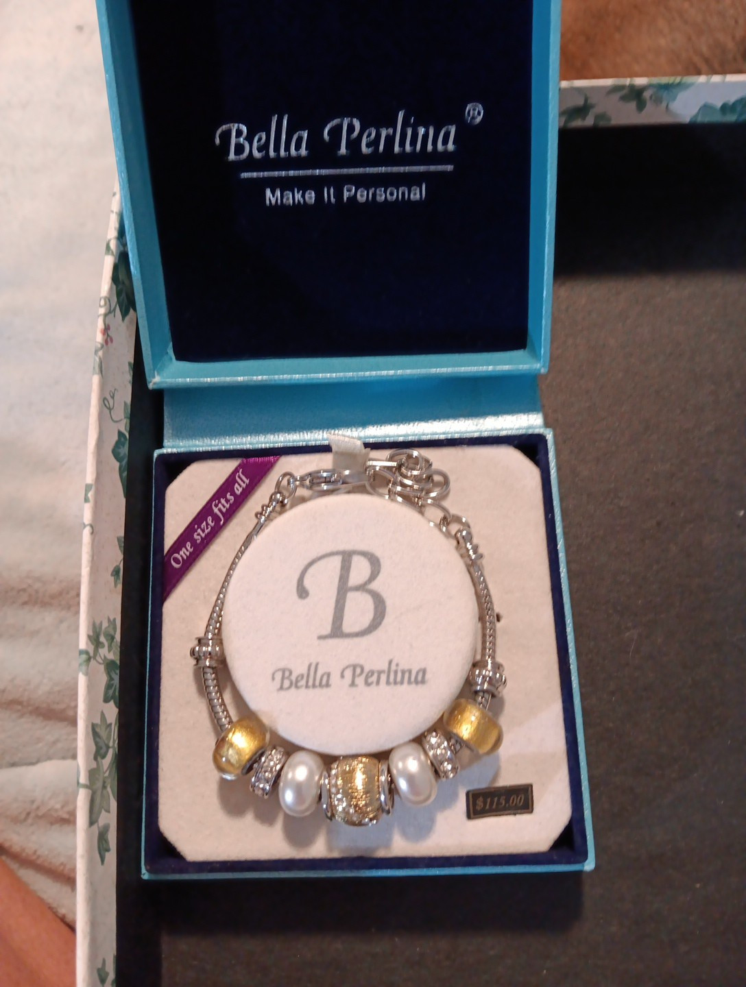 Bella Perlina Bracelet With Charms