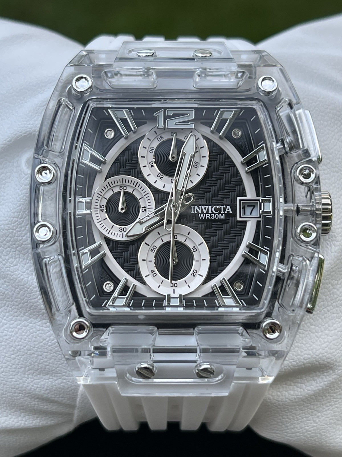 Invicta S1 Rally Men’s Watch – 42mm, White (70145) new