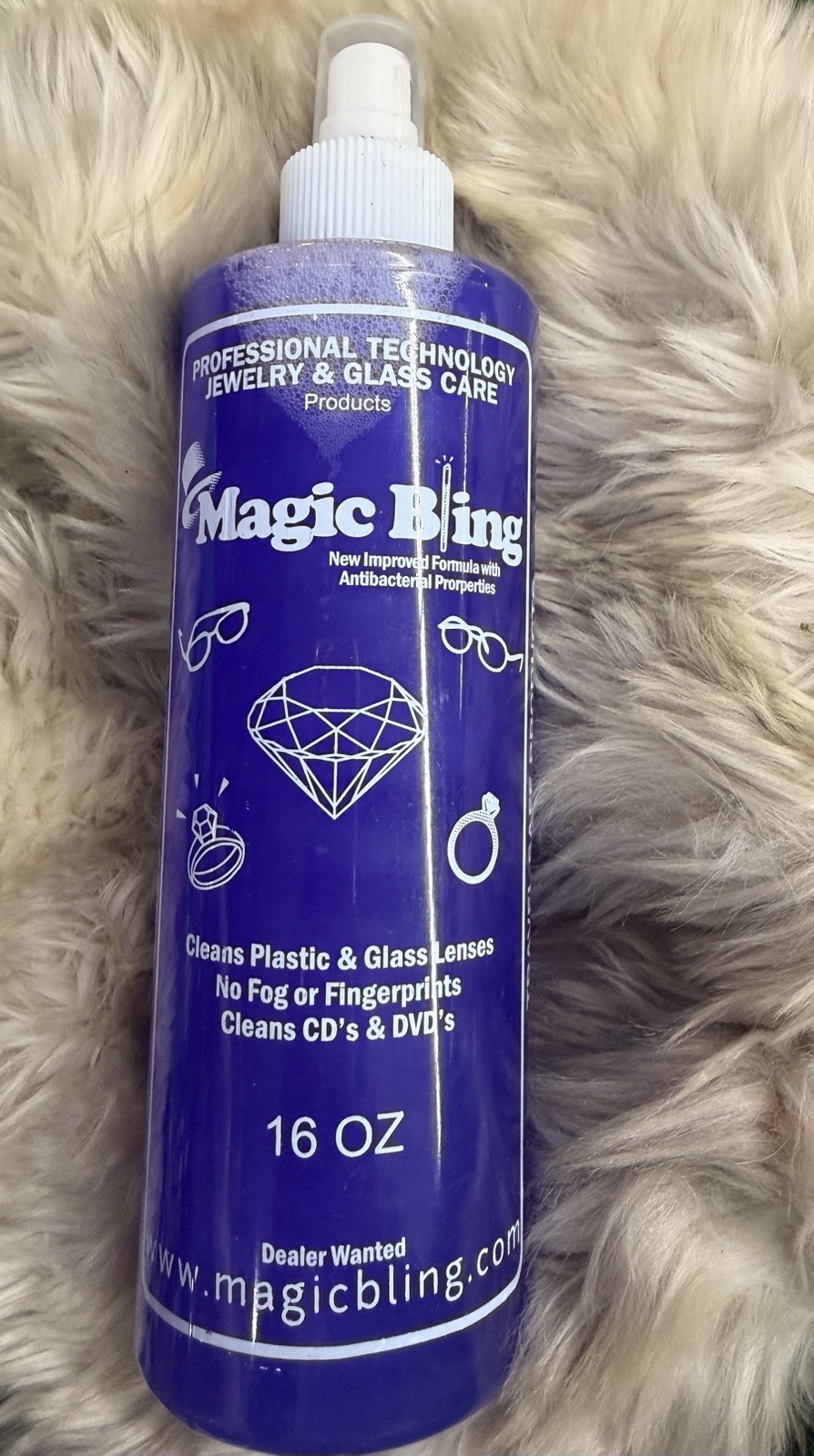Magic Bling Jewelry & Glass Care Improved Formula With Antibacterial Properties