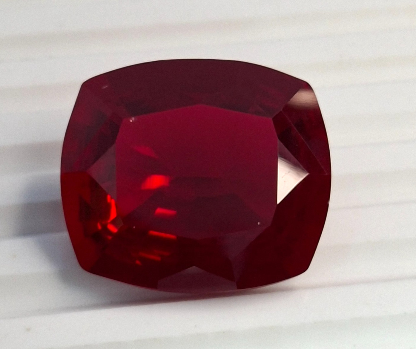Mozambique 58-60 Ct Red Ruby Natural Loose Cushion Cut Certified Gemstone GB017