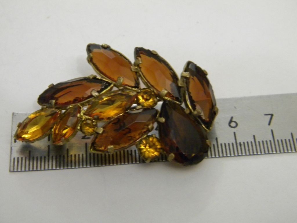 Brooch Czech Jewelry Brooch Czechoslovakia Vintage Jablonex, gift e341