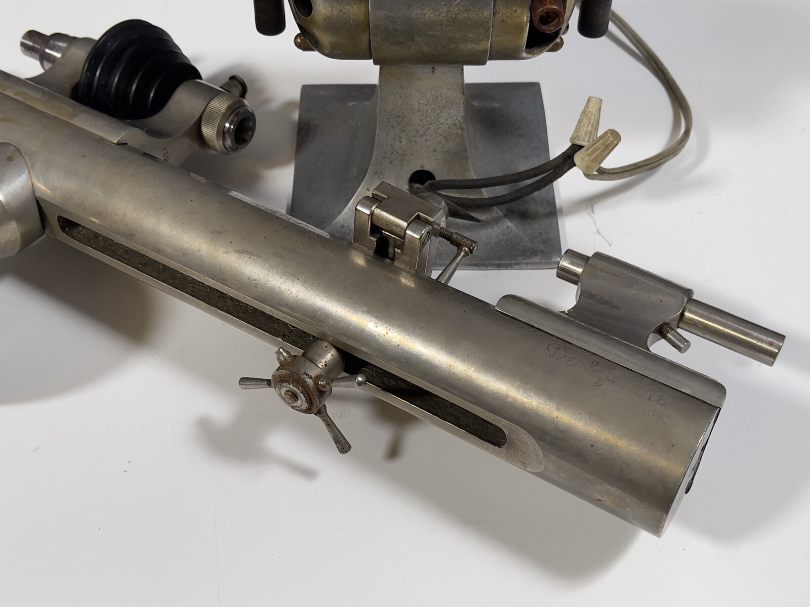 Derbyshire Watchmaker Lathe, Hard, 8mm with Hamilton Beach Motor (Read)
